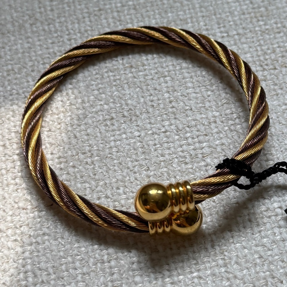 Vintage Cable Cuff Bracelet